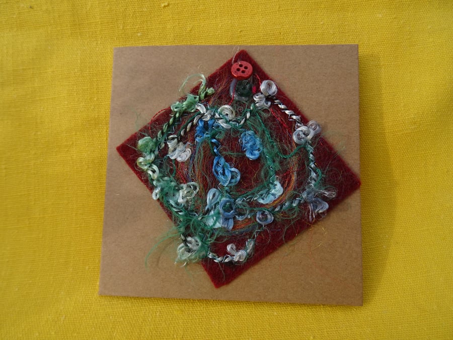 Abstract Textile Card