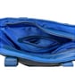 Genuine leather tote bag, medium sized blue shoulder bag - Image 8