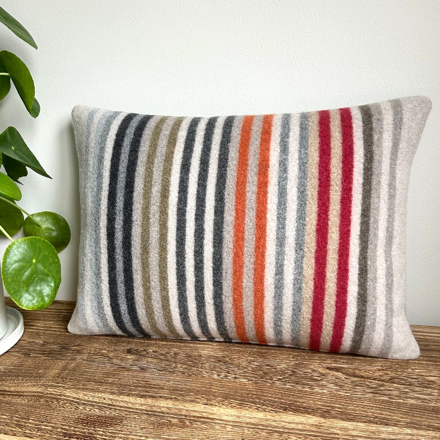 Large 100 % Felted Merino Lambswool Cushion