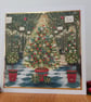 New for 2026 Advent Calendar Style Christmas Card - Christmas Tree