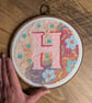 Personalised Punch Needle Initial Wall Hanging - Image 3