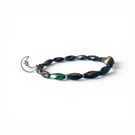 A beautiful handmade adult size bracelet.