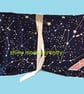 Tarot Reading Mat & Wrap with Pocket. Star Constellations print
