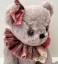Alpaca mohair heirloom teddy, collectors large teddy bear by Bearlescent 