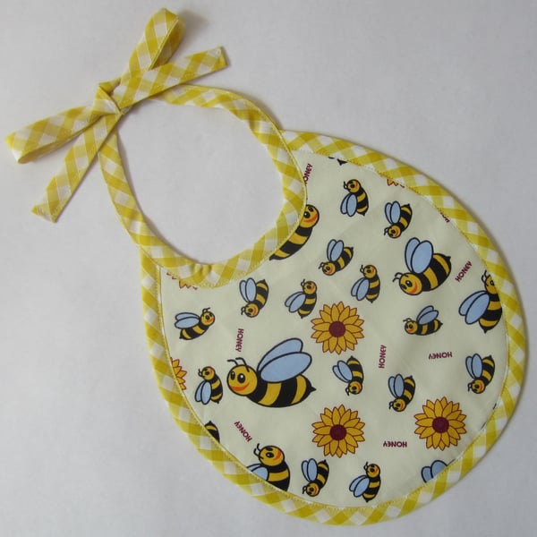 Babies First Size Honey Bee Bib