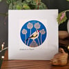 Goldfinch on Teasels Card