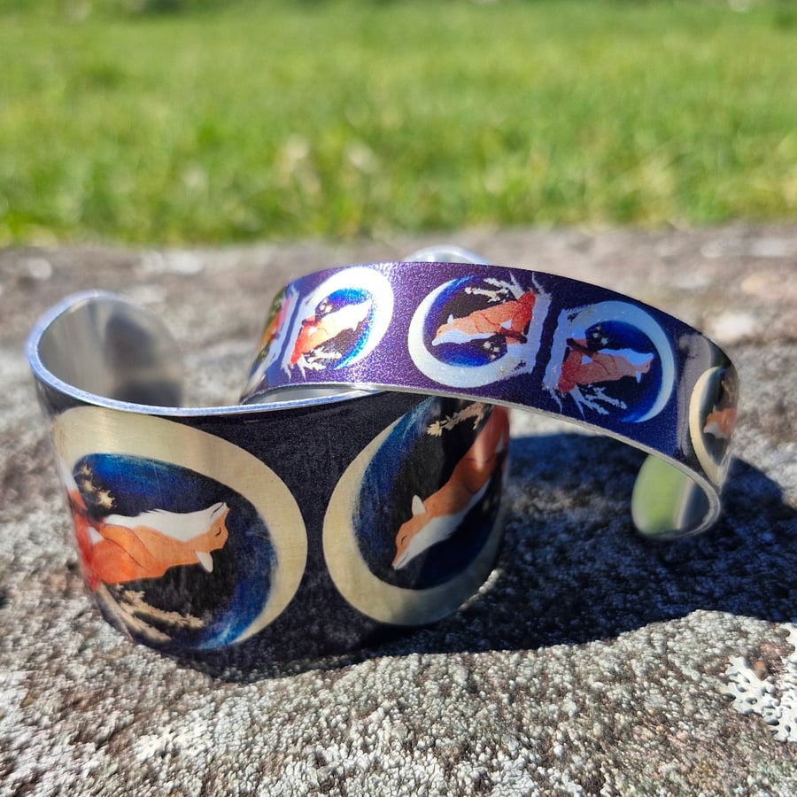 The Fox & the Moon Narrow Cuff 