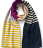 Striped and blocked Big Scarf - Image 1