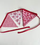 Large bunting with pink hearts - reversible - Image 5