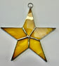 Stained Glass 5-point Star - Butter-yellow - Image 5