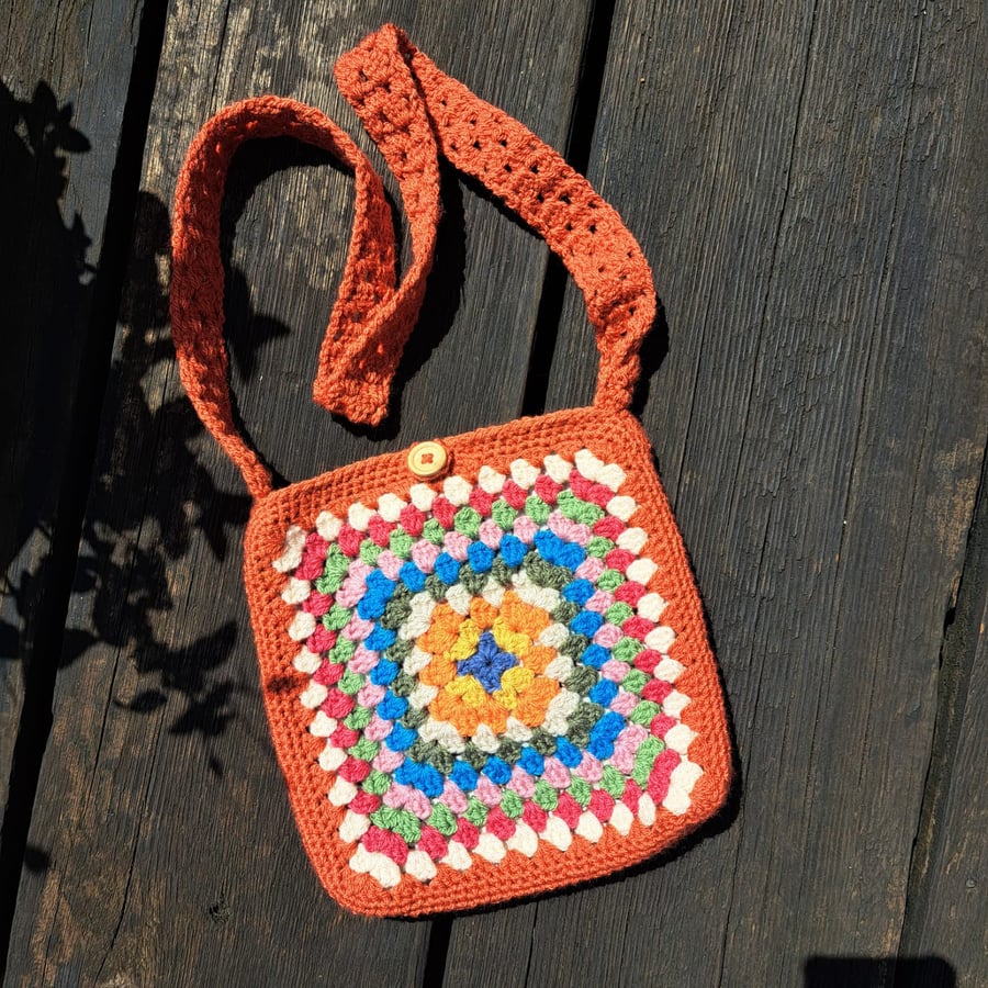Terracotta Crochet Bag