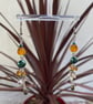 Sabrina - Pumpkin ‘n’ Pearl Earrings  - Image 2