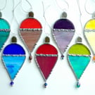 Stained Glass Christmas Decoration - Bauble