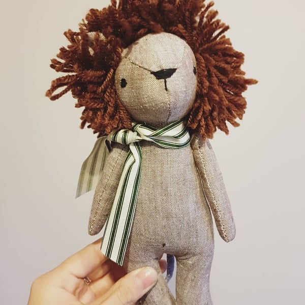 Lion, Soft Sculpture, Cecil