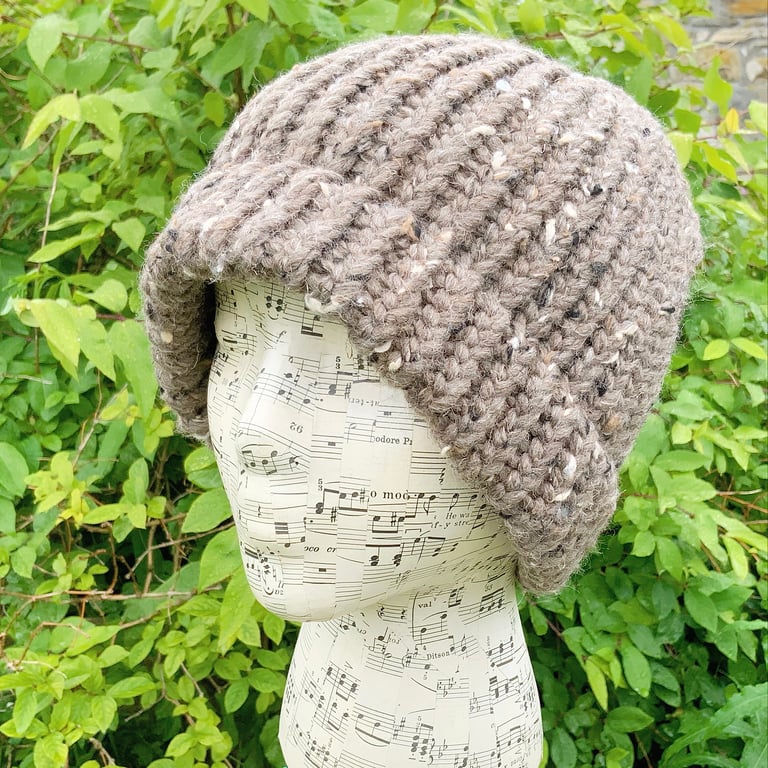 Chunky Knit Hat. Hand Knitted Hat. Beanie. Woolly Hat. Woollen Hat. Wool Hat.