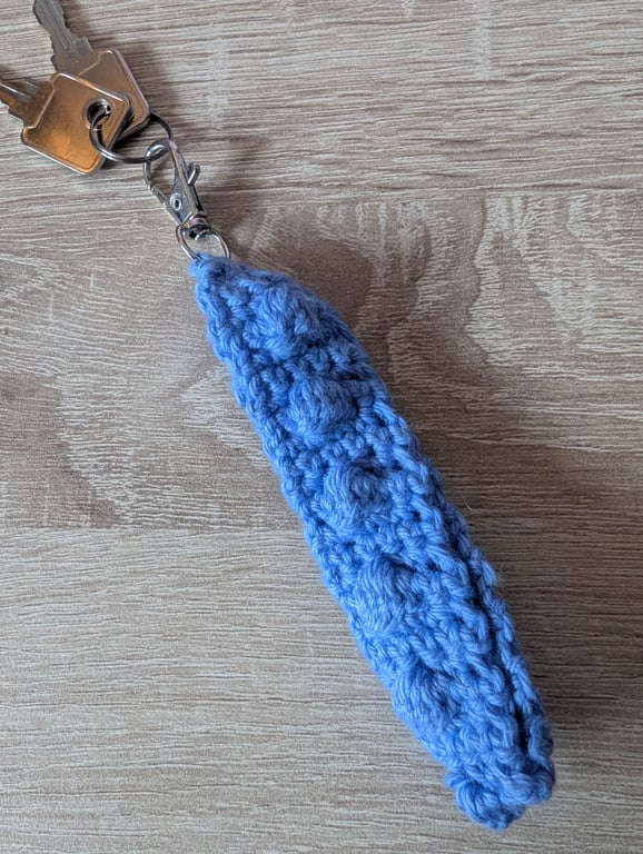 Blue Wristlet Keyring