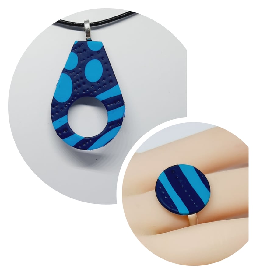 Cutout pendant necklace 