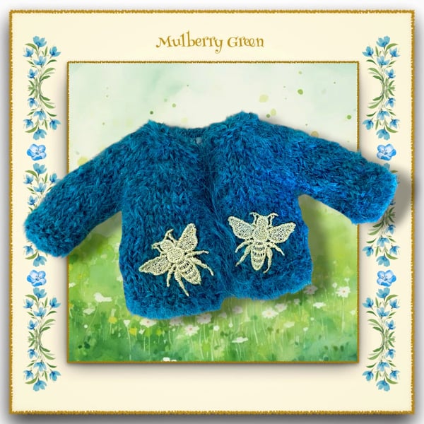 Reserved for Shani - Honey Bees Cardigan 
