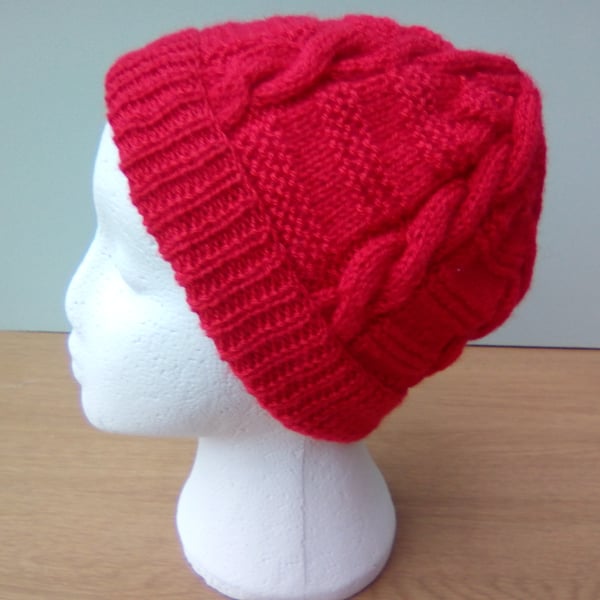 Red Pull on Hat
