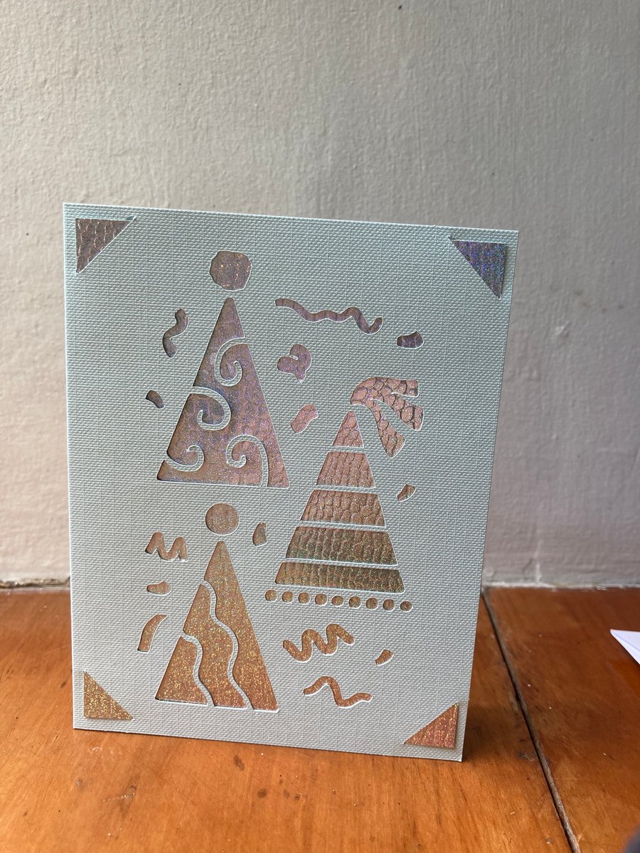 A Single Blank Birthday card