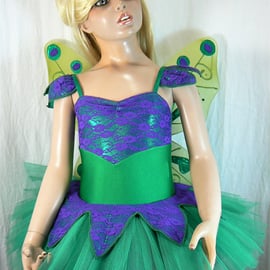 Fairy tutu costume with detachable wings