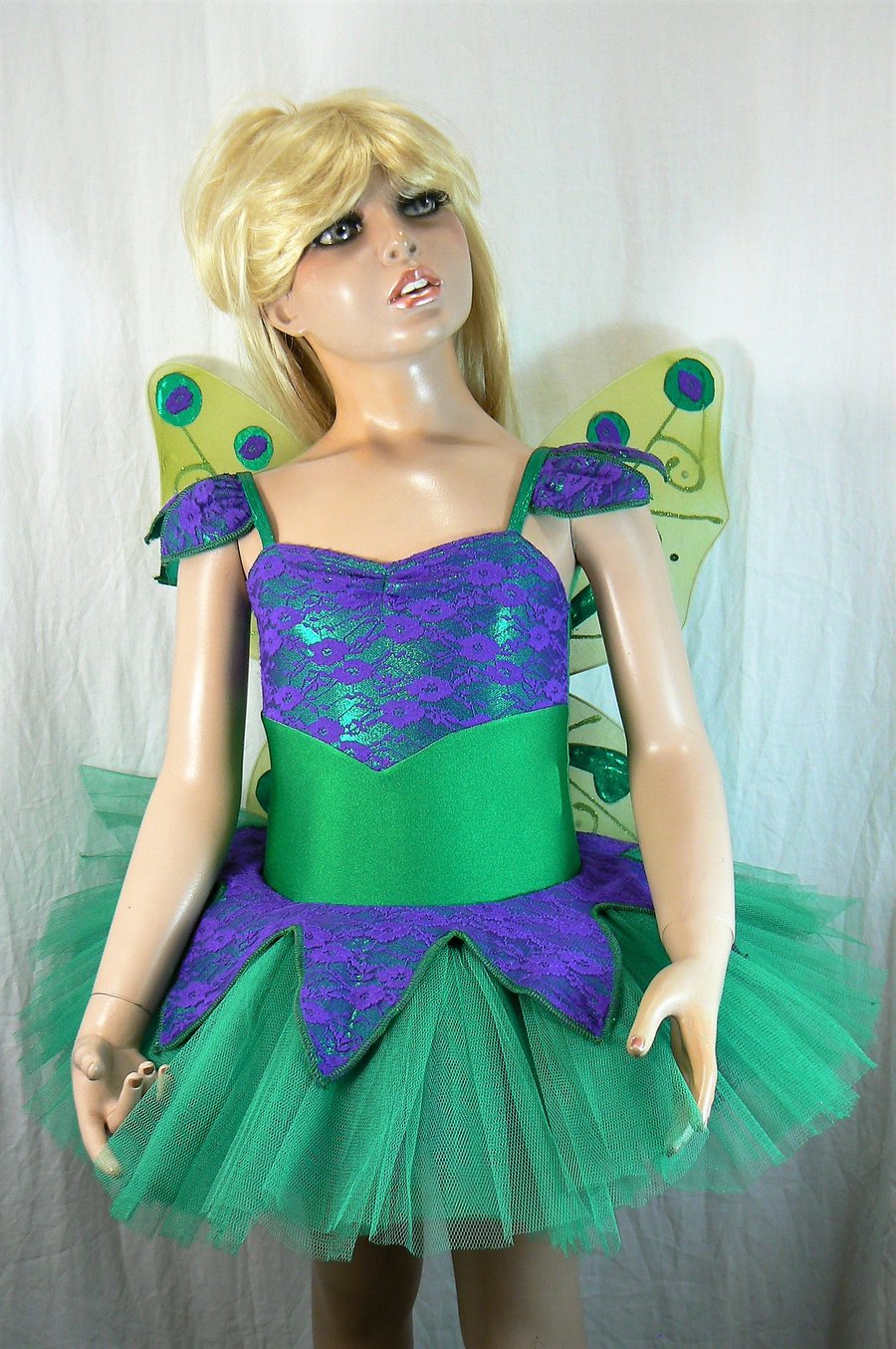 Fairy tutu costume with detachable wings