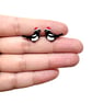 Christmas Magpie Stud Earrings - Handmade - Image 3