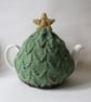 Tea cosy Tea cosie - Christmas tree glittery pine needle green - Image 4