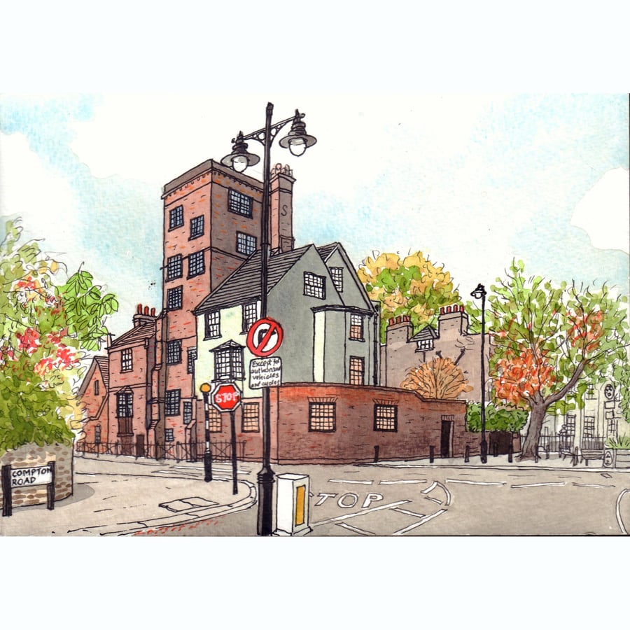 Tower Theatre, Canonbury, A4 and A5 print