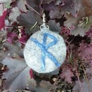 Bind Rune Amulet Keyring for Safe Travels
