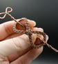 Copper Wire Weave Hair Slide or Shawl Pin - Image 6