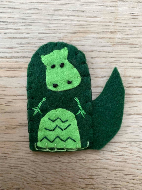 Dinosaur finger puppet