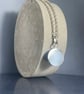 Sterling Silver Round Disc Pendant Necklace - Plain-Smooth Lengths 16-24 Inches - Image 2