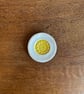 Summer Seconds! Ceramic ring dish with sunshine yellow mandala - Image 5