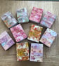 10 x small gift boxes (pinks, purples, autumnal and golds) - Image 1
