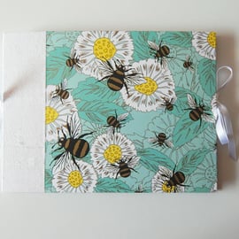 Bees & Daisies A5 Photo Book, Guest Book, Baby Shower, Naming Day, Baptism - MTO