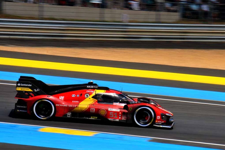 Ferrari 499P no51 24 Hours of Le Mans 2023 Photograph Print