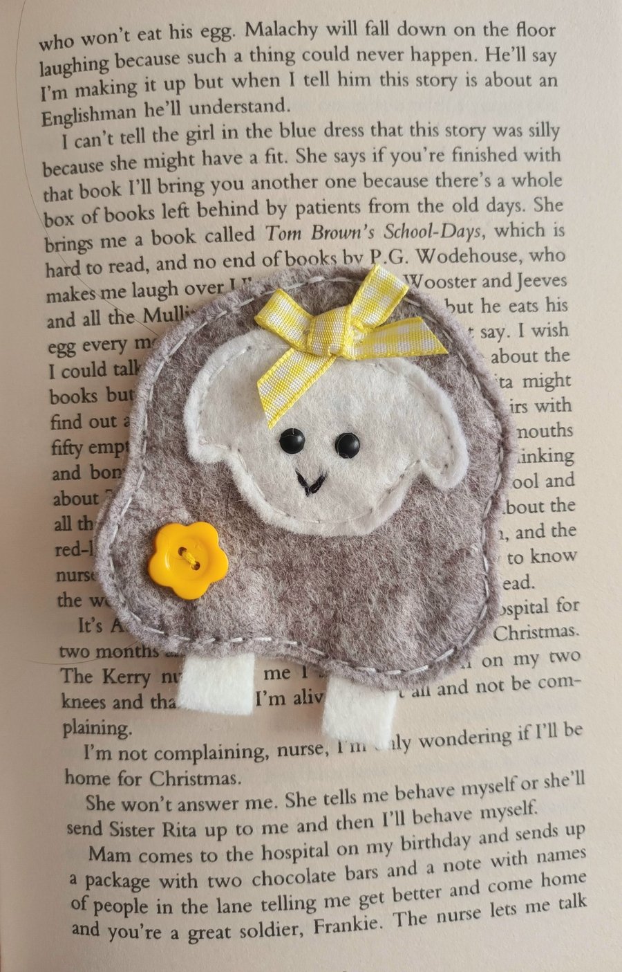 I love EWE (grey) bookmark,letterbox gift