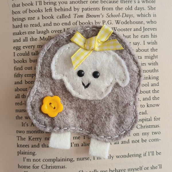 I love EWE (grey) bookmark,letterbox gift