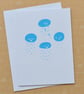 Rainclouds Screen Printed Card - Image 1