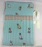 Full set of metal knitting needles in a case with breeds of dogs fabric,  - Image 3