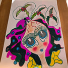 Christmas Fairy Drawing 