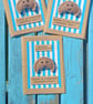 Handmade Crochet Cornish Pasty Birthday Card
