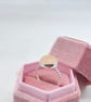 Morganite Silver Ring Handmade  - Image 1