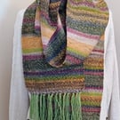 Hand woven scarf