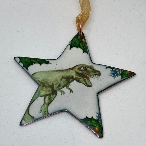 T Rex Dinostar Christmas Decoration