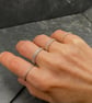 Silver Stacking Ring-Silk - Image 4