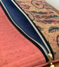 Handmade Cork Shoulder Bag – Pink & Dreamcatcher Print with Denim Blue Lining - Image 4