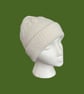 White colour Crochet Fisherman's Hat. Unisex. One Size. Handmade. - Image 2