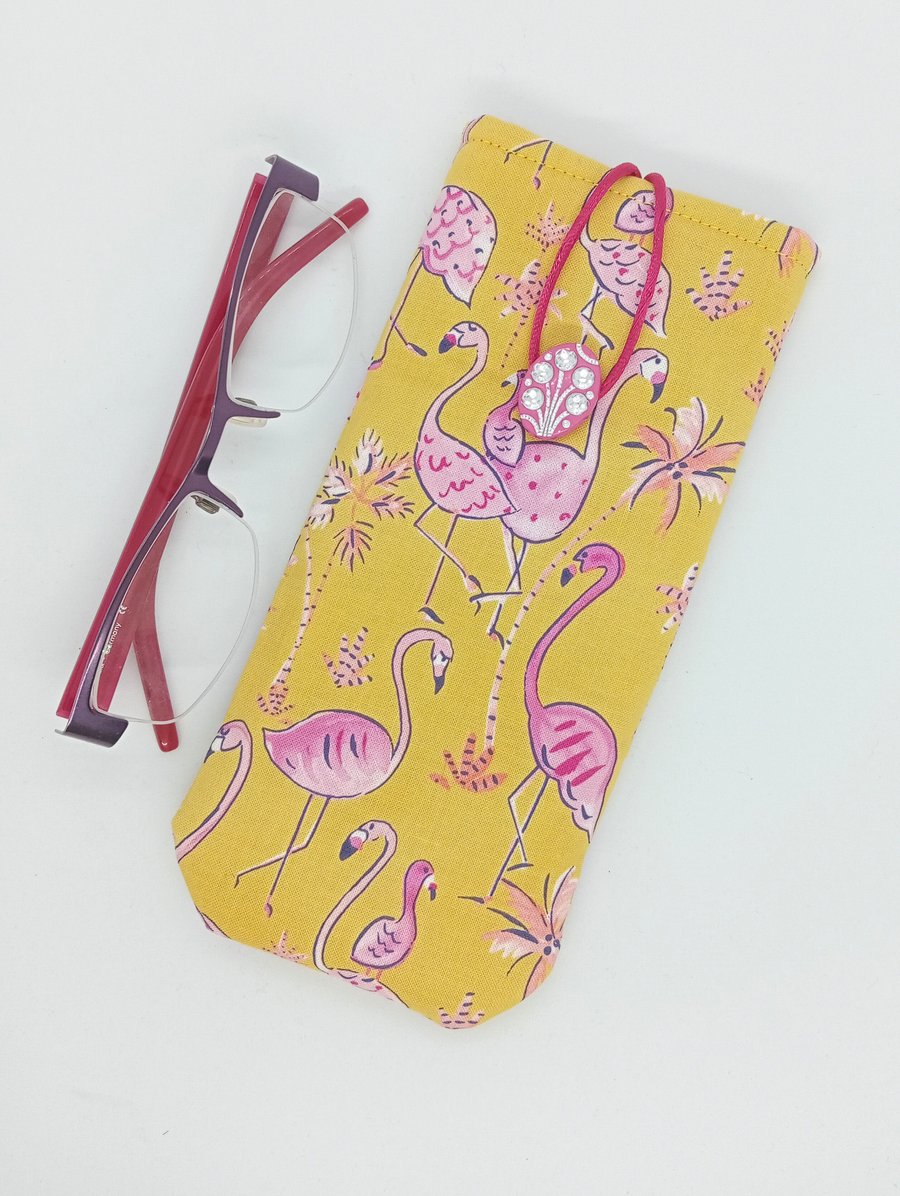 Flamingo glasses case NO POSTAGE 247KF